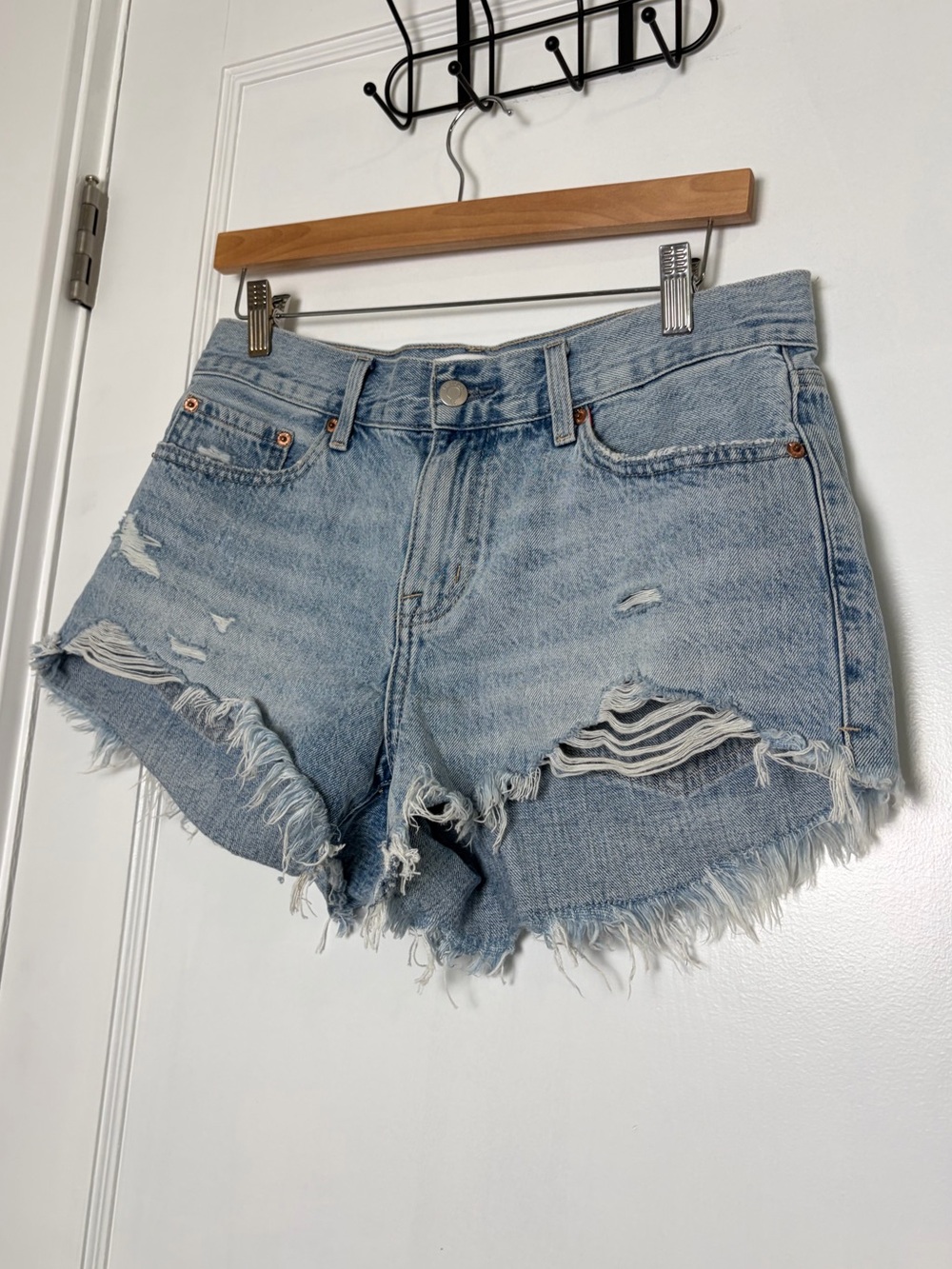 Pistola distressed denim shorts - Picture 10 of 16
